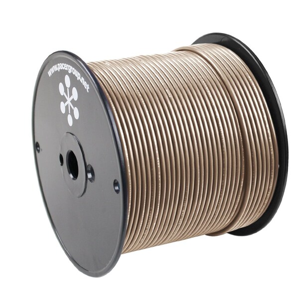 Primary Wire, Marine, 14 AWG, 1C C, Tan, PVC, Stranded, 600V, 500 ft.